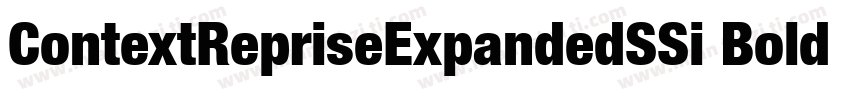 ContextRepriseExpandedSSi Bold字体转换